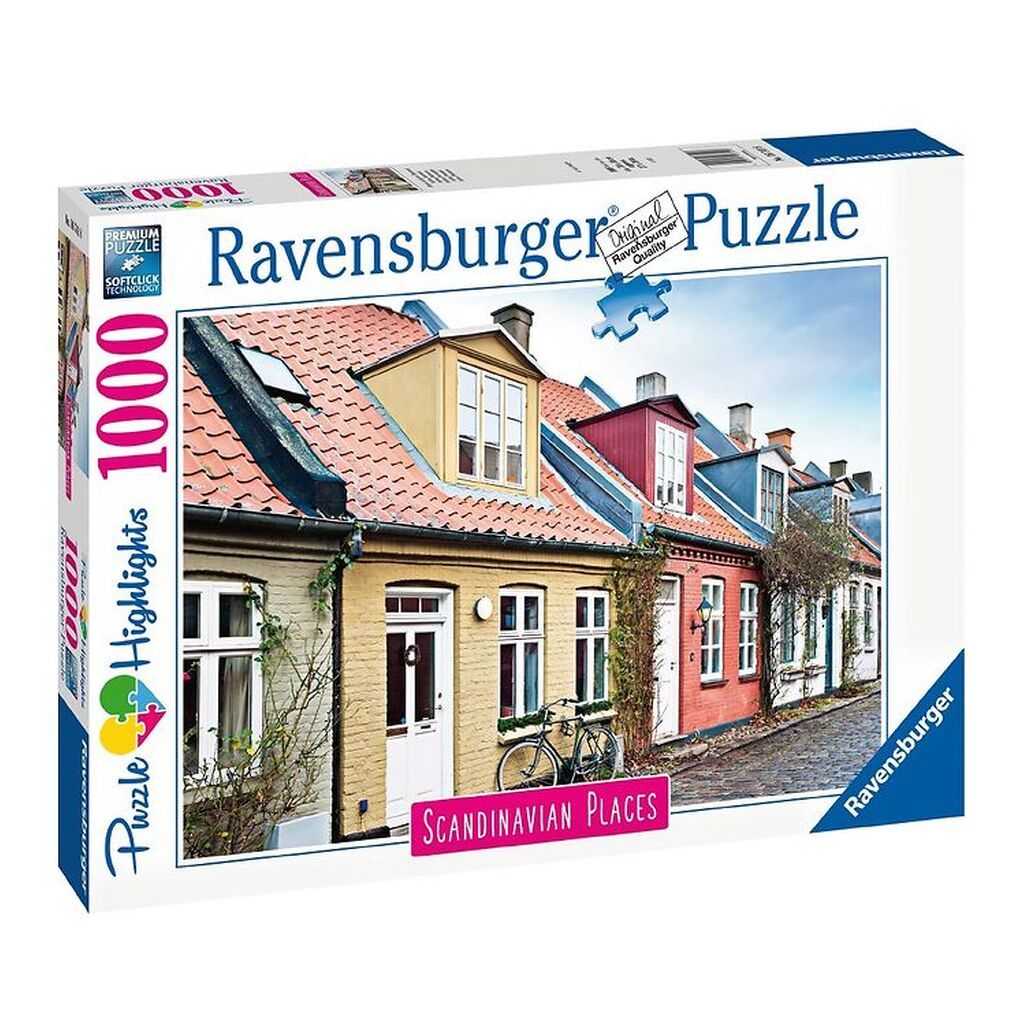 Ravensburger Puslespil - 1000 Brikker - Aarhus