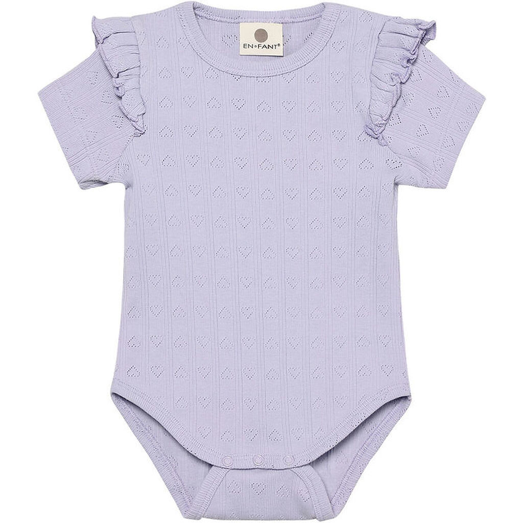 En Fant Body k/æ - Pointelle - Purple Heather