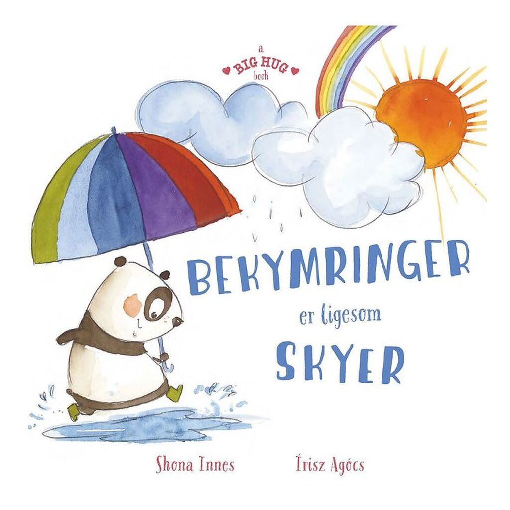 A Big Hug Book Bog - Bekymringer Er Ligesom Skyer - Dansk