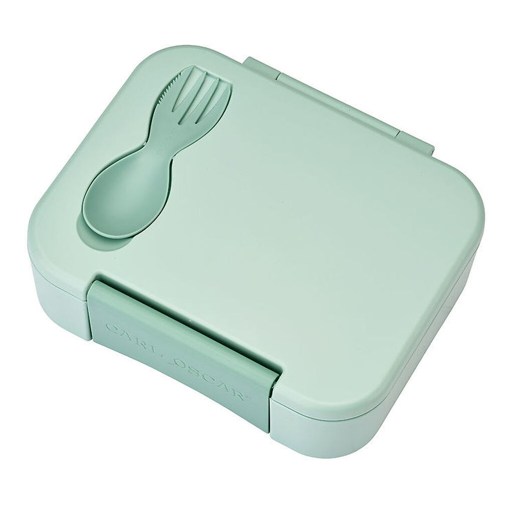 Carl Oscar Madkasse m. Gaffel/Ske - BentoBox - Grøn