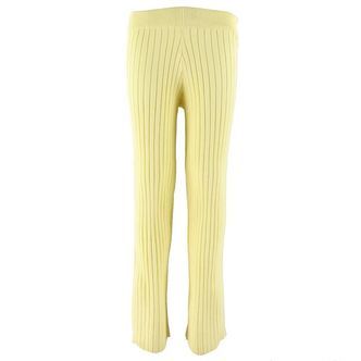 Grunt Bukser - Rib - Kitt - Gul