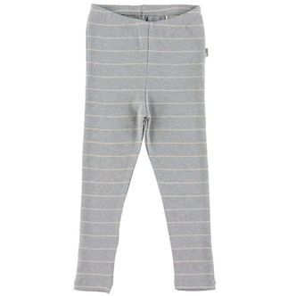 Sofie Schnoor Leggings - Stribet - Grey Melange