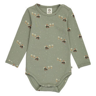 Müsli Body l/æ - Christmas - Shadow/Deep Green/Balsam Cream