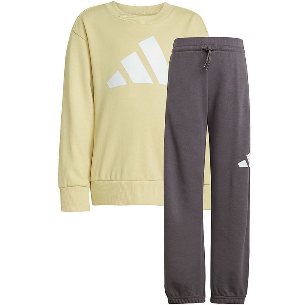 adidas Performance Sweatsæt - Powder Yellow/Hvid