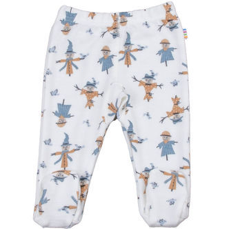 Joha Leggings m. Fødder - Uld/Bambus - Off White