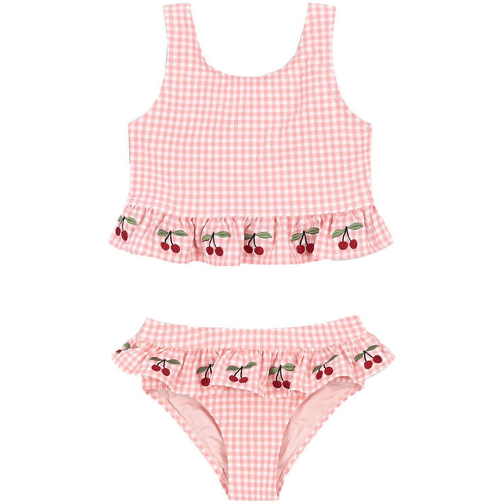 Konges Sløjd Badetøj - Soline Bikini - Geranium Pink m. Tern