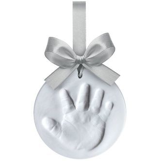 Dooky Ophæng - Happy Hands Ornament Kit - Silver Ribbon