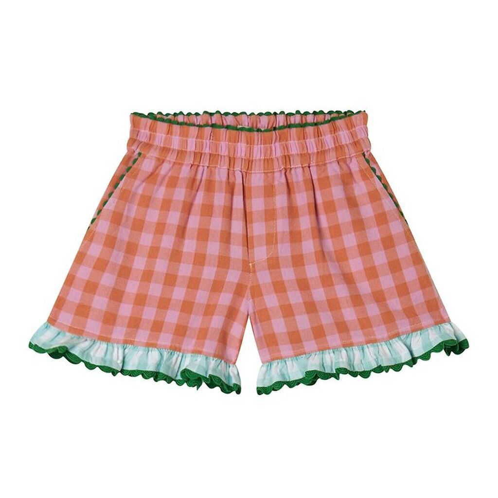 Stella McCartney Kids Shorts - Rosa/Orangeternet m. Grøn