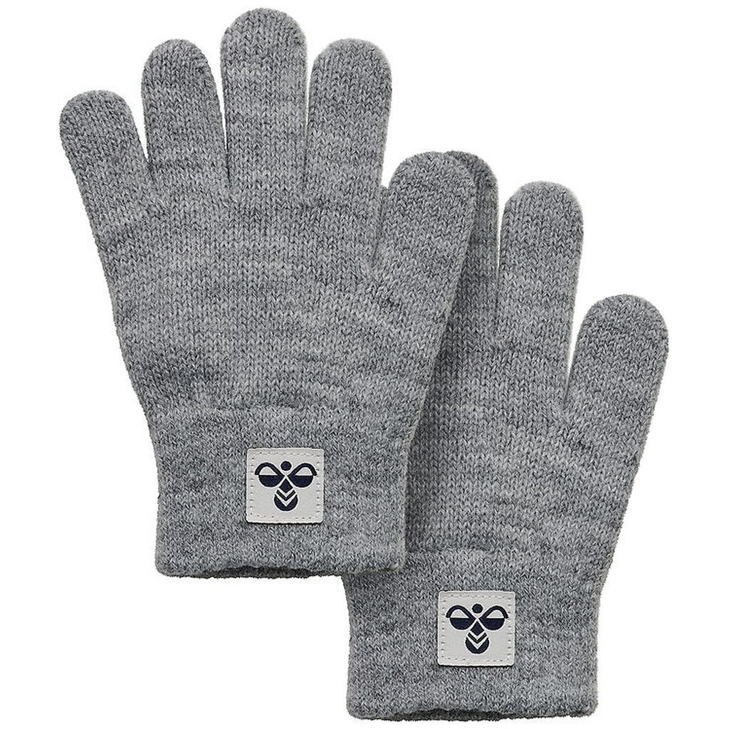 Hummel Handsker - 2-pak - Strik - HmlJr - Gråmeleret