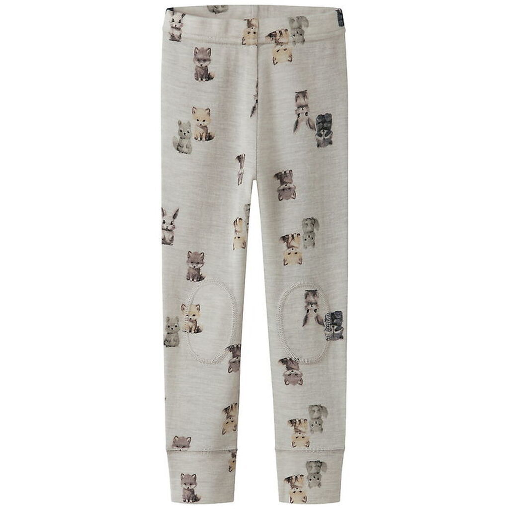 Name It Leggings - Uld - NmmWang - Nacreous Cloud/Forest animals