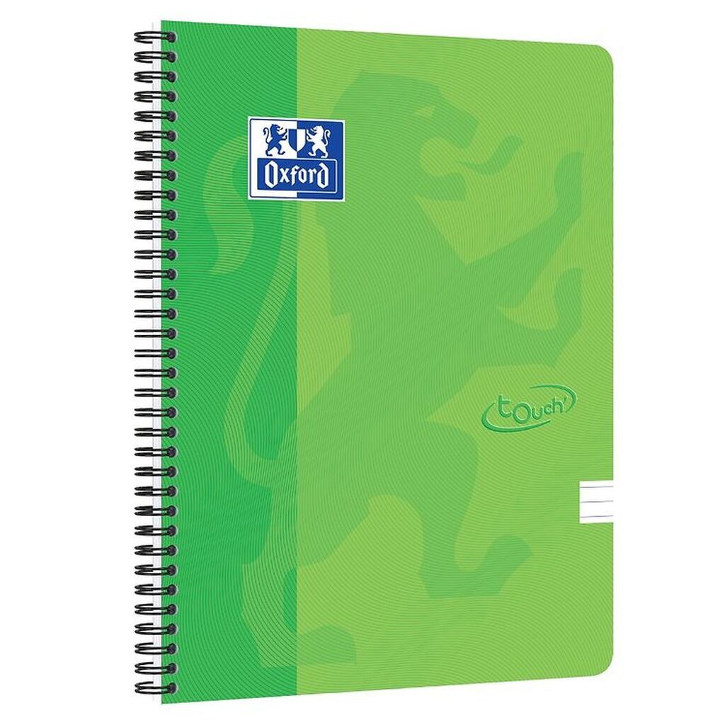 Oxford Notesbog - Touch - Linieret - A4+ - Grøn