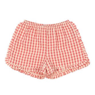 Konges Sløjd Shorts - Kim - Flamingo Plume Check