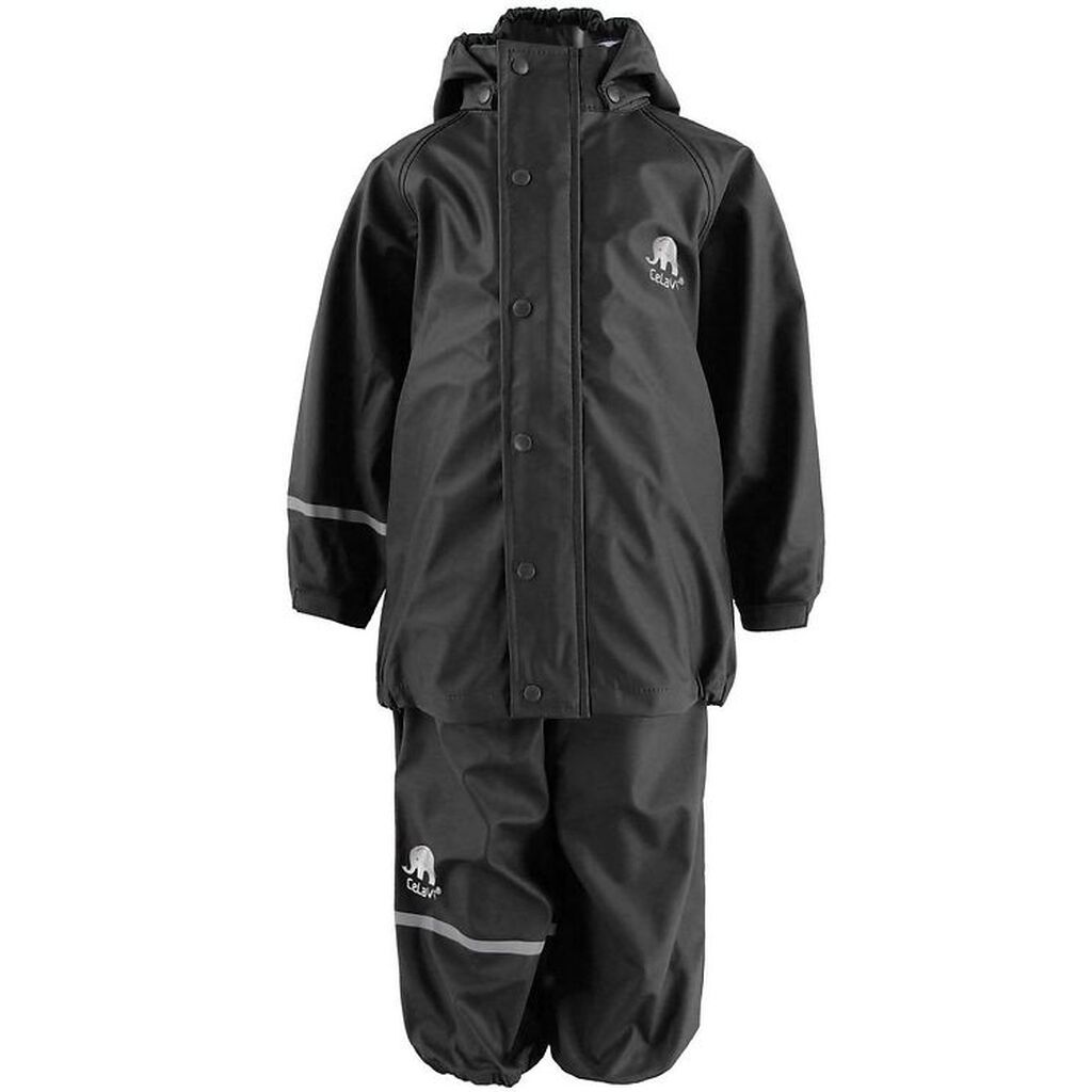 CeLaVi Regntøj m. Seler - PU - Sort