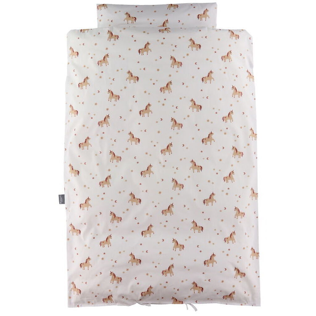 Nørgaard Madsens Sengetøj - Junior - Hvid m. Enhjørninger