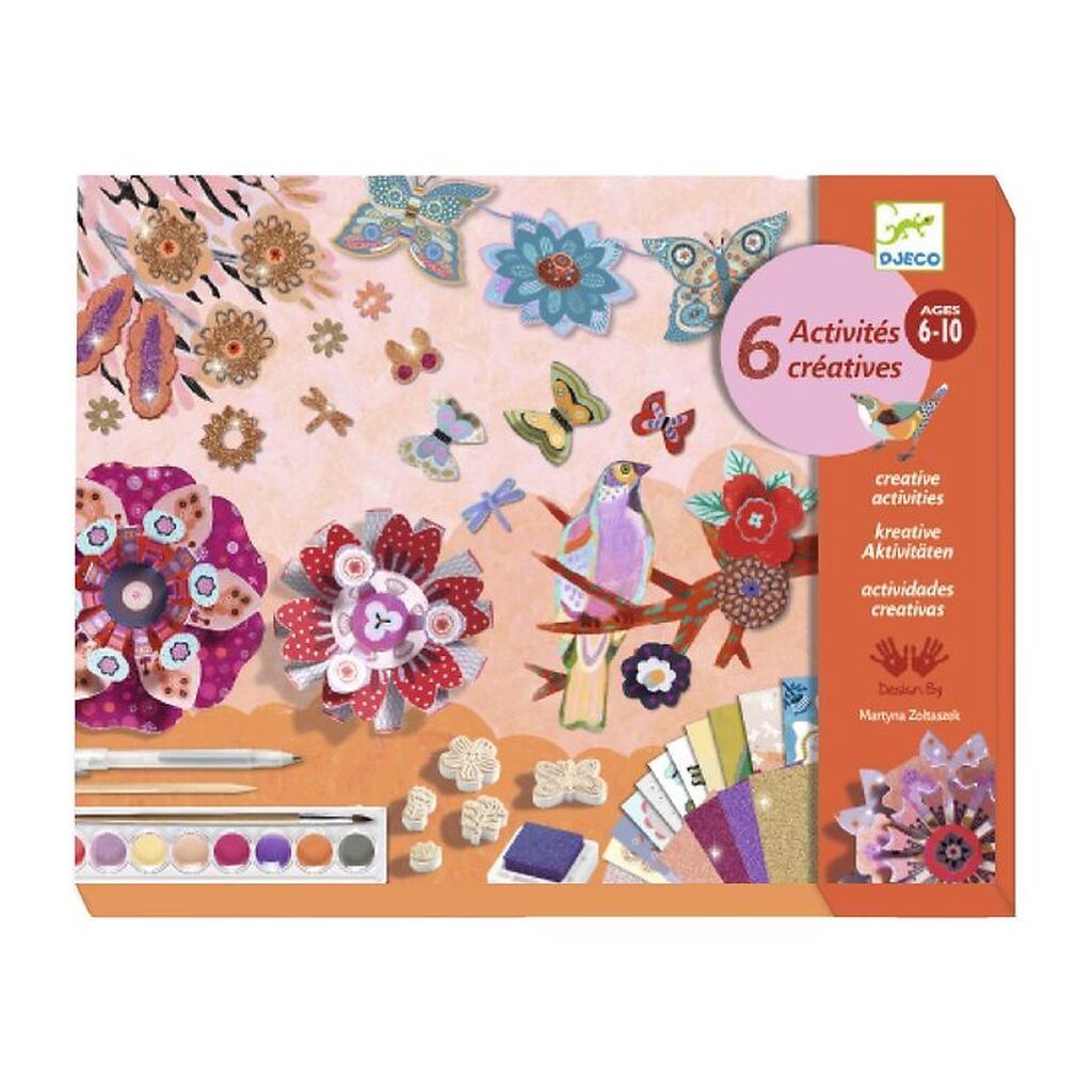 Djeco Kreativ Aktivitetsæske - Blomster