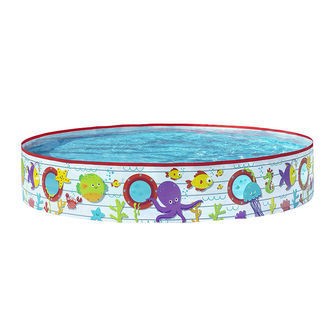 Bestway Badebassin - 152x25cm - Marine Fill 'N Fun