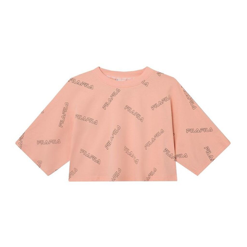 Fila T-shirt - Jamilia Cropped - Coral Cloud