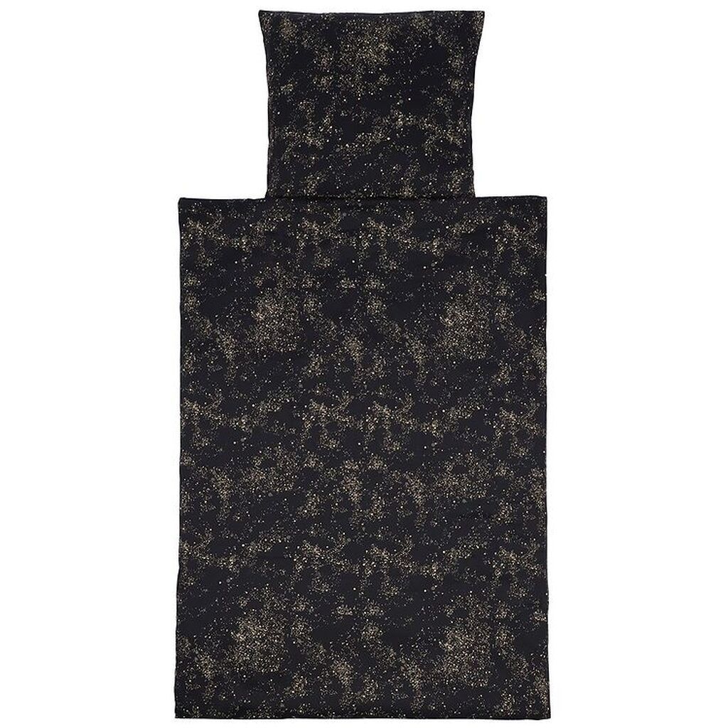 Soft Gallery Sengetøj - Junior - Mini Splash - Jet Black