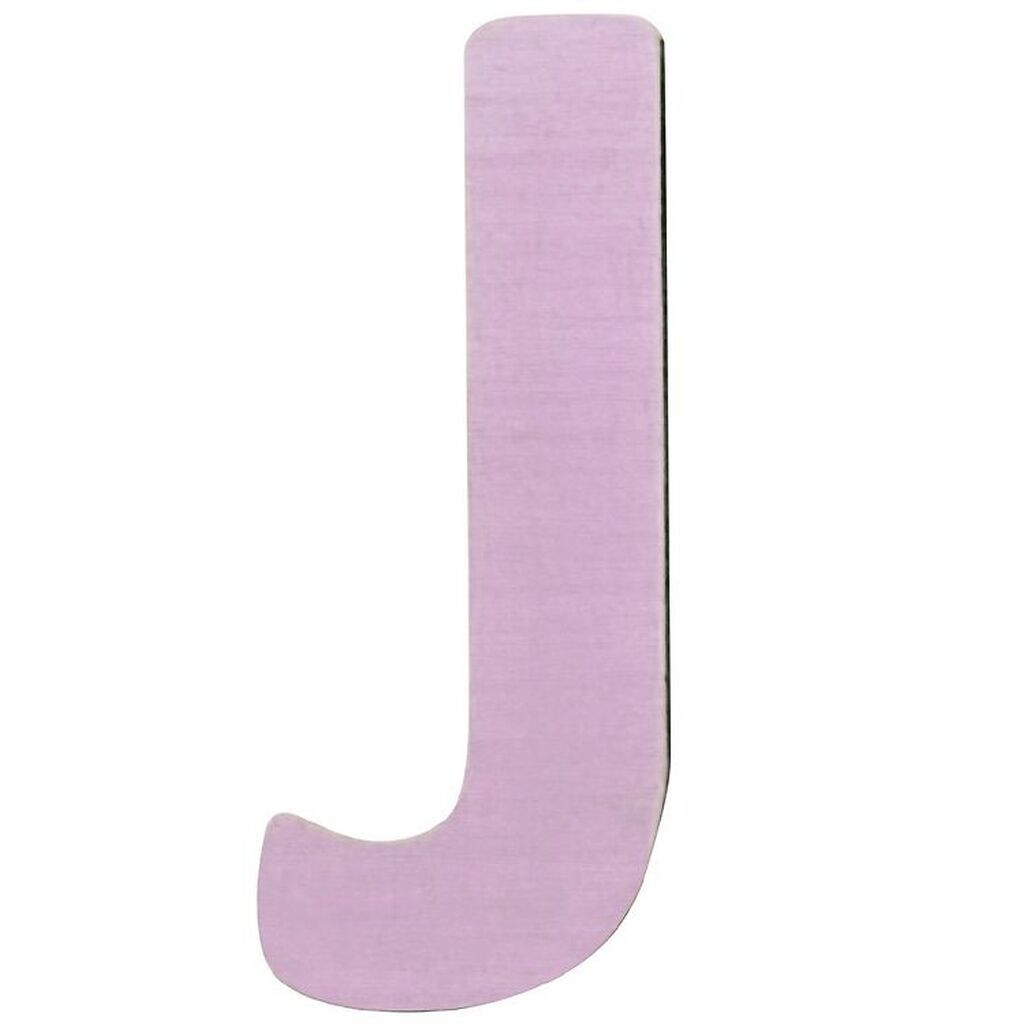 Sebra Træbogstaver - J - Pastel Pige