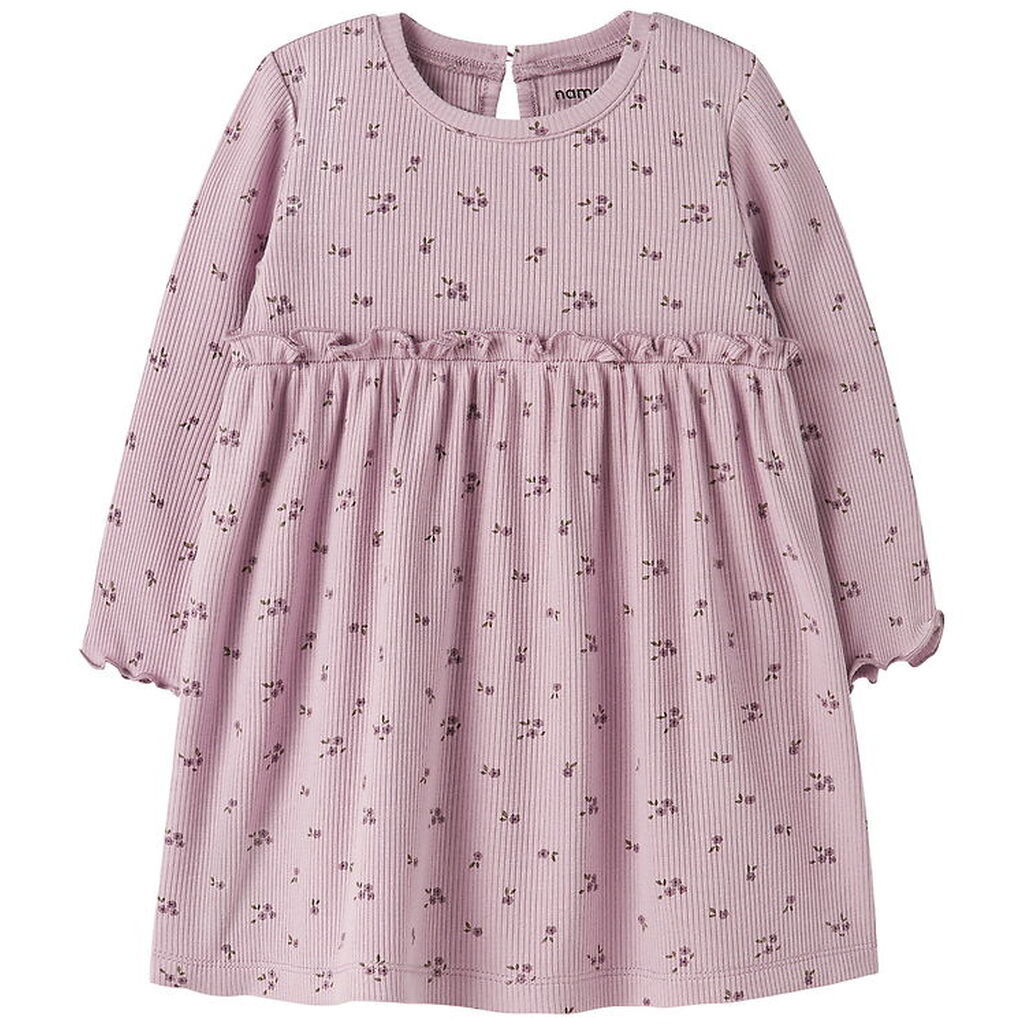 Name It Kjole - Rib - NbfSoho - Keepsake Lilac