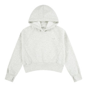 Abercrombie & Fitch Hættetrøje - Lysegråmeleret