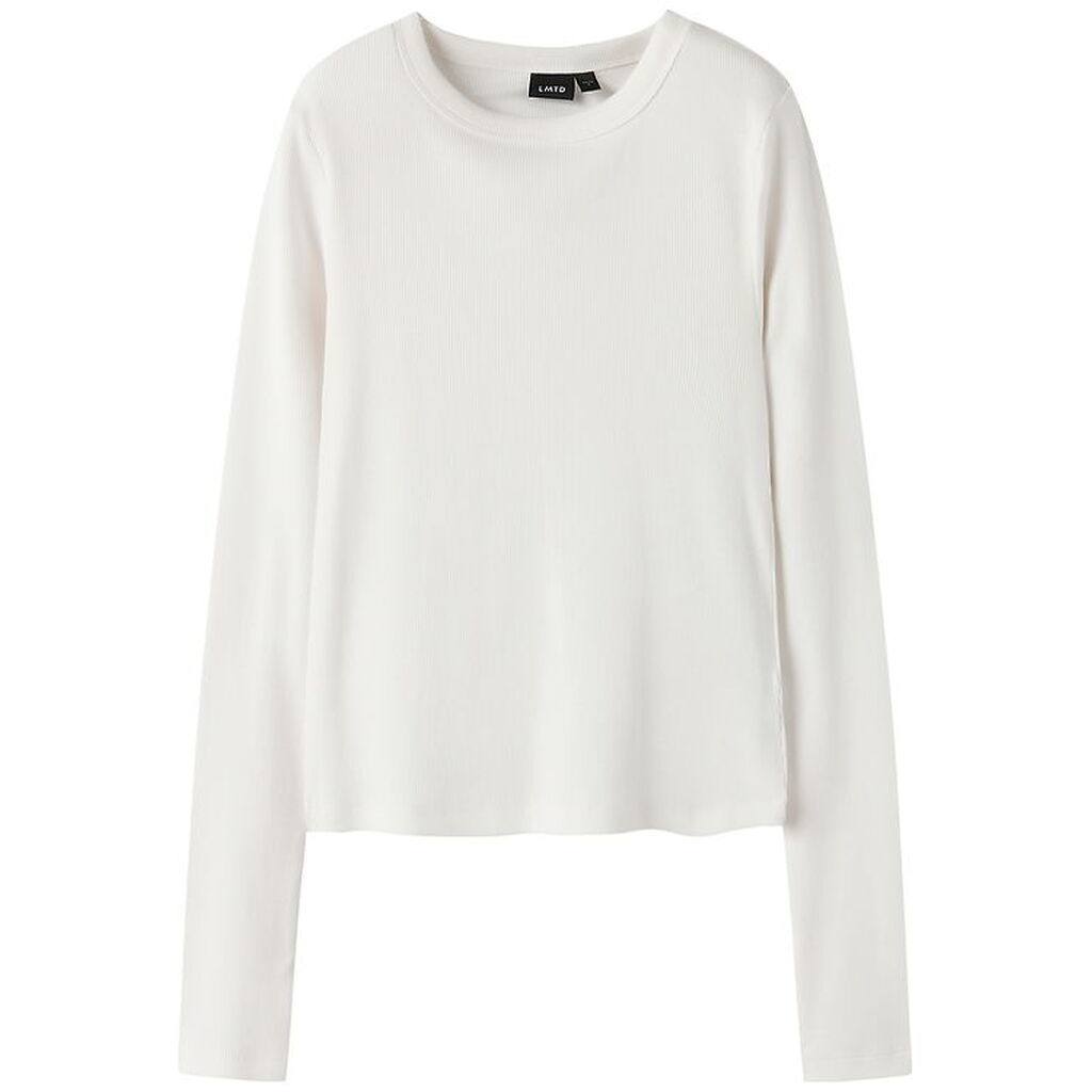 LMTD Bluse - Rib - Noos - NlfHinaja - White Alyssum