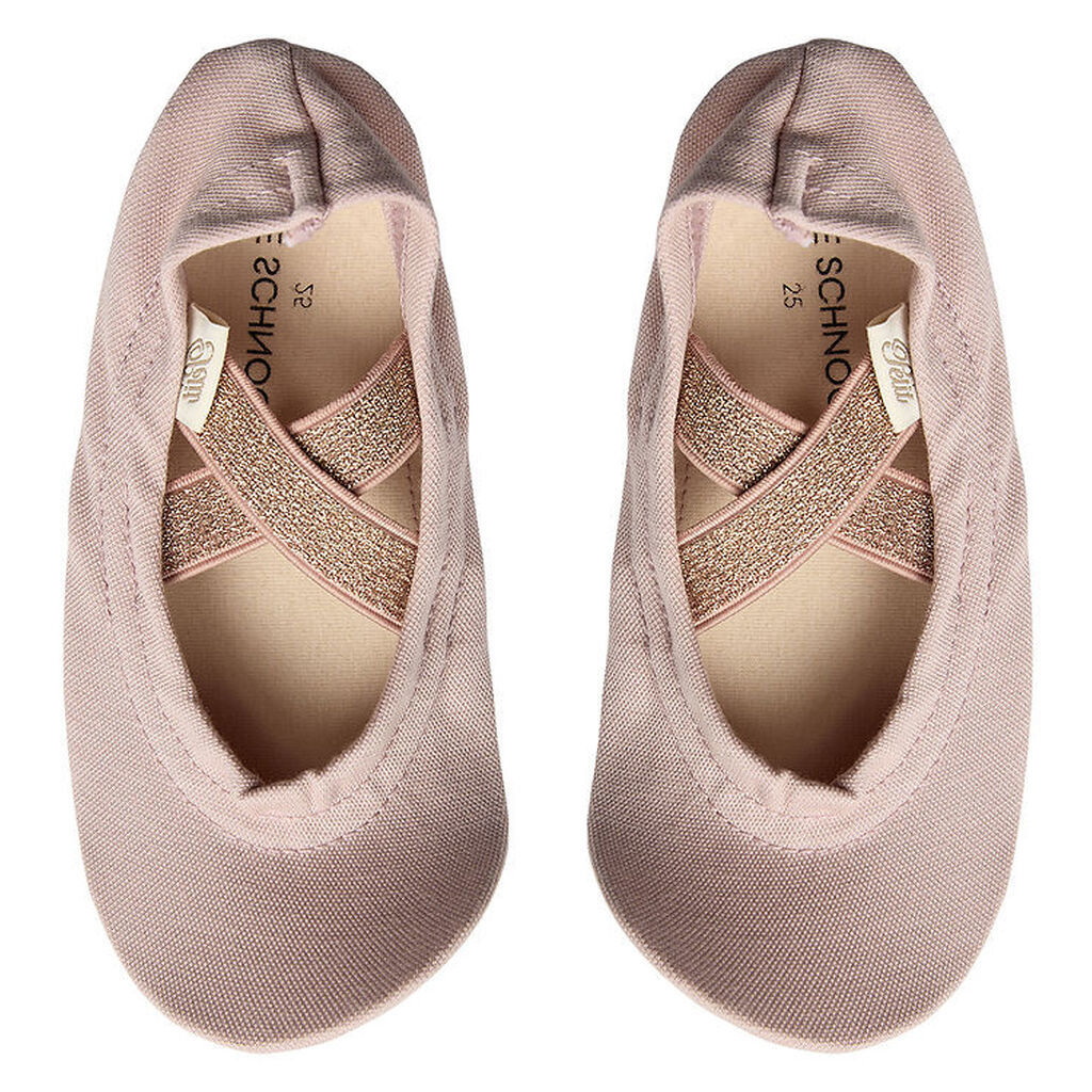 Sofie Schnoor Gymnastiksko - Dusty Rose m. Guldglimmer