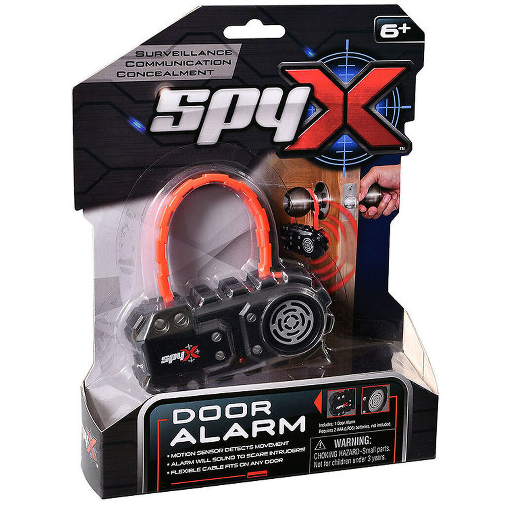 SpyX - Door Alarm - Sort/Sølv/Rød