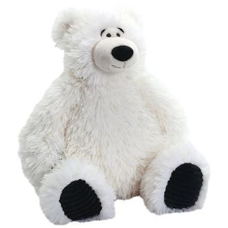 Wild Republic Bamse - 42 cm - Snuggleluvs - Isbjørn