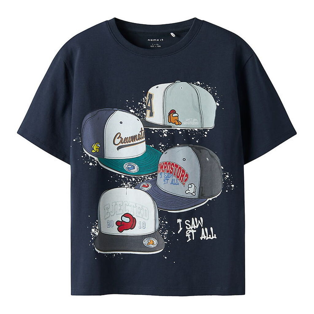 Name It T-shirt - NkmAlbi Among Us - Navy Blazer