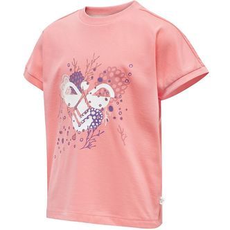 Hummel T-shirt - hmlAtlantis - Koral m. Print