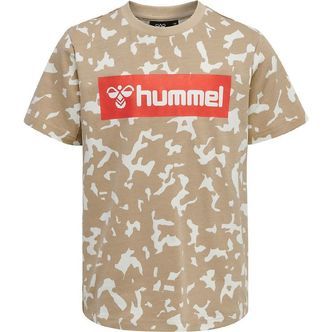 Hummel T-shirt - hmlCarter - Beige Camo
