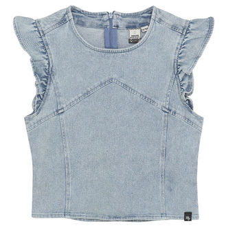 Indian Blue Jeans Top - Light Denim Blue