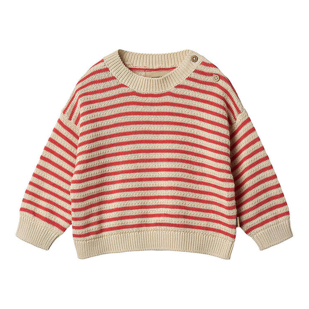 Wheat Bluse - Strik - Leise - Red Stripe