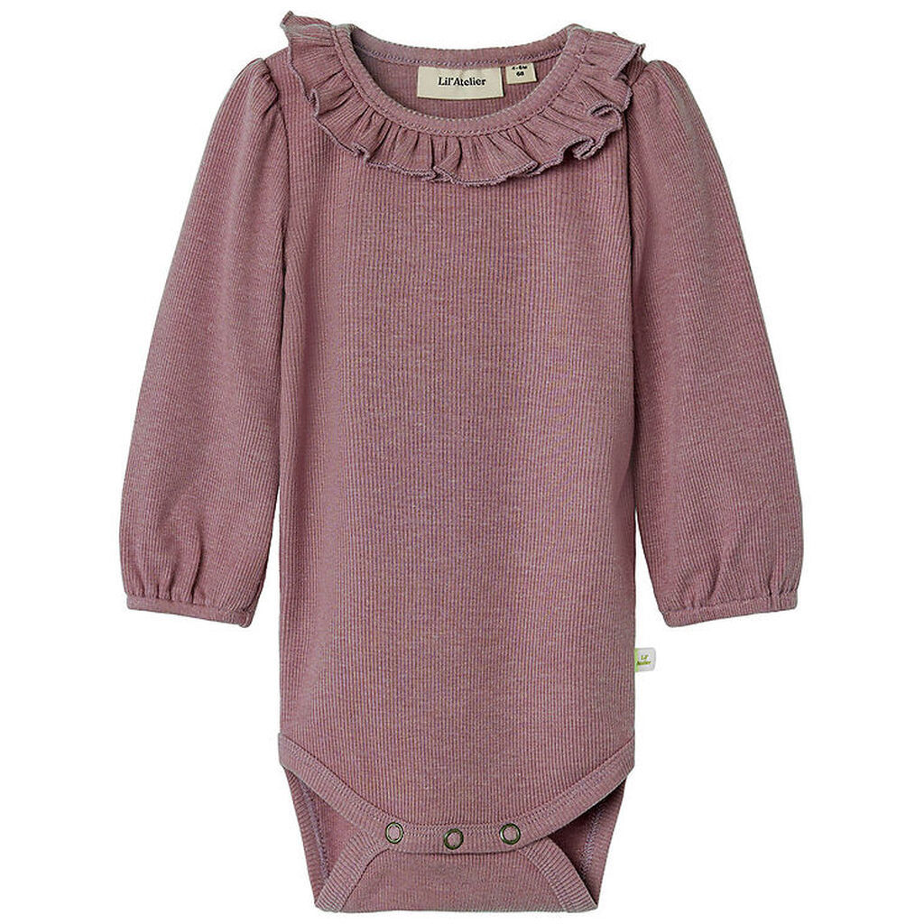 Lil Atelier Body l/æ - Rib - NbfDarla - Nostalgia Rose