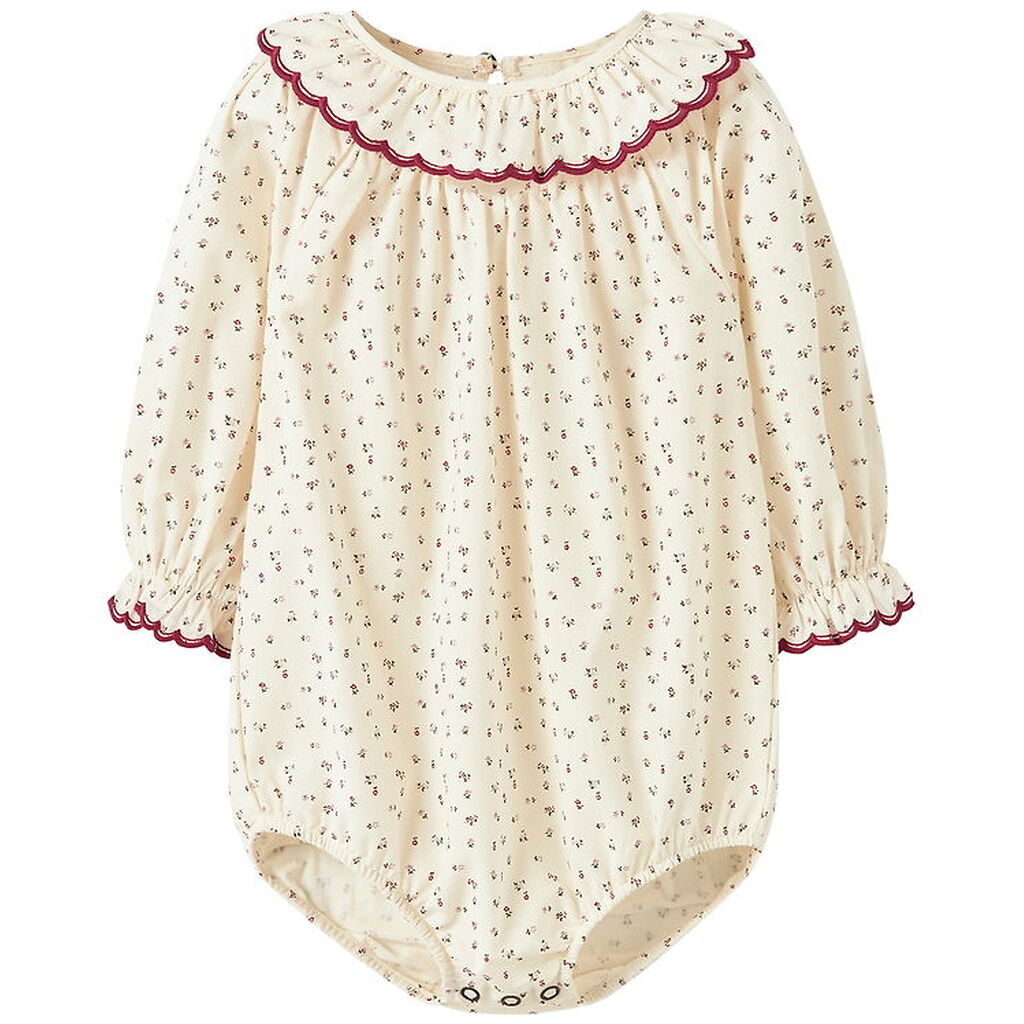 Lil' Atelier Body l/æ - NbfRasia - Turtledove/Red Dahlia