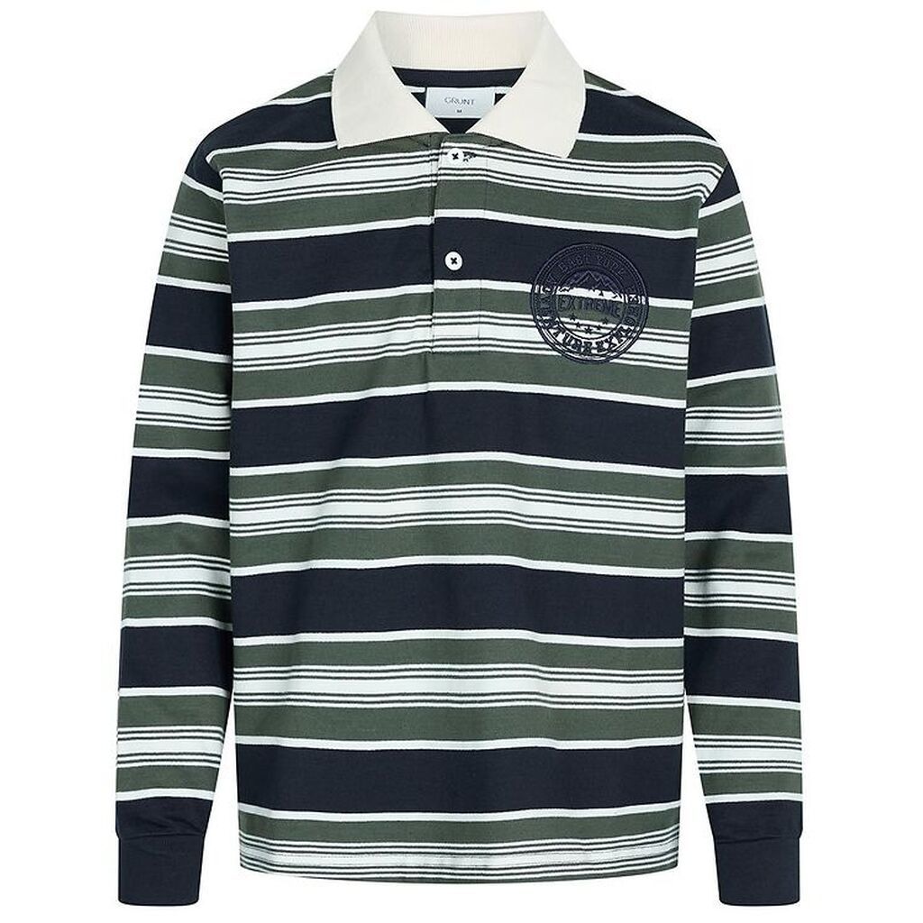 Grunt Polobluse - Alexius LS Tee - Navy