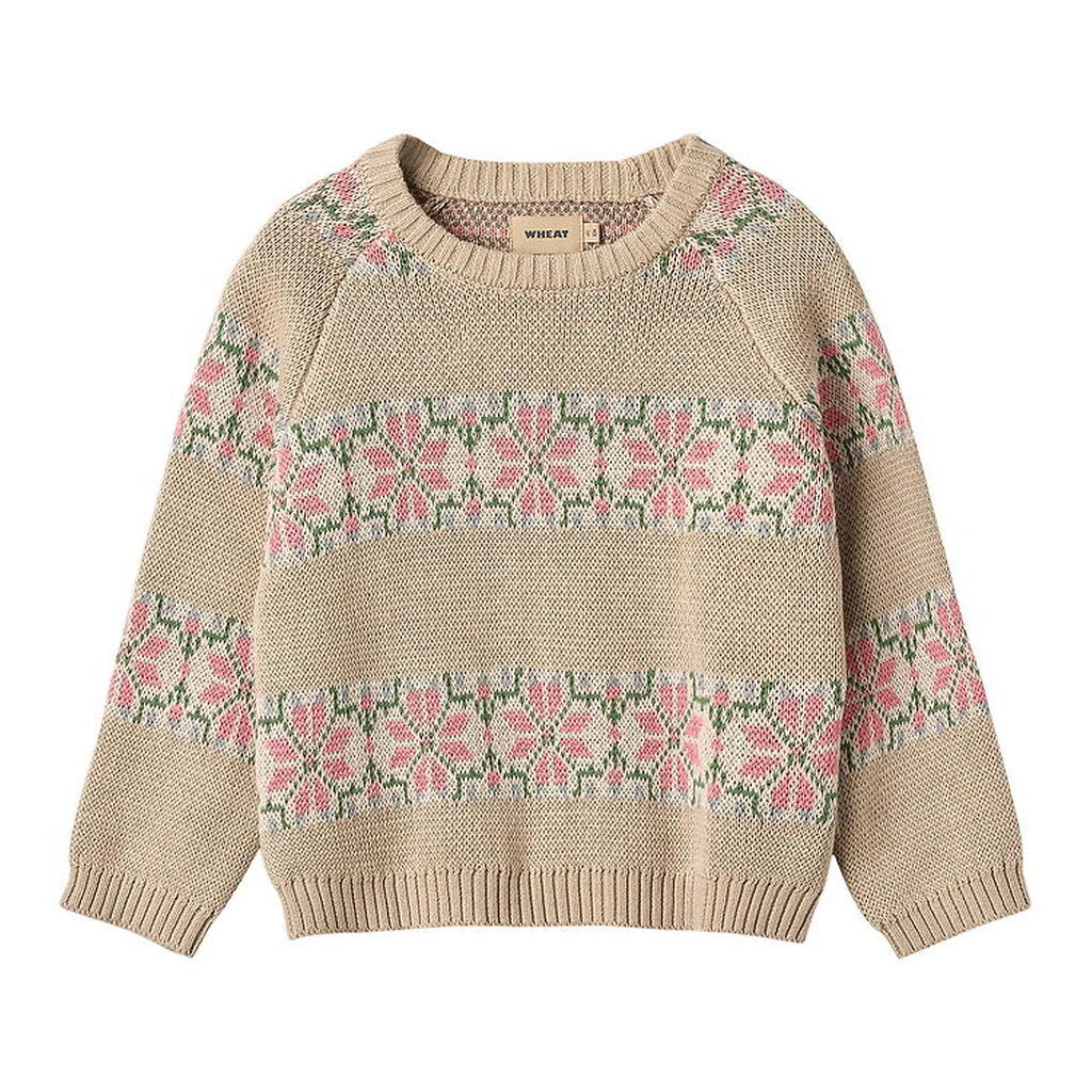 Wheat Bluse - Strik - Alberte - Warm Sand