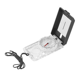 Easy Camp Kortkompas m. Spejl - Sort