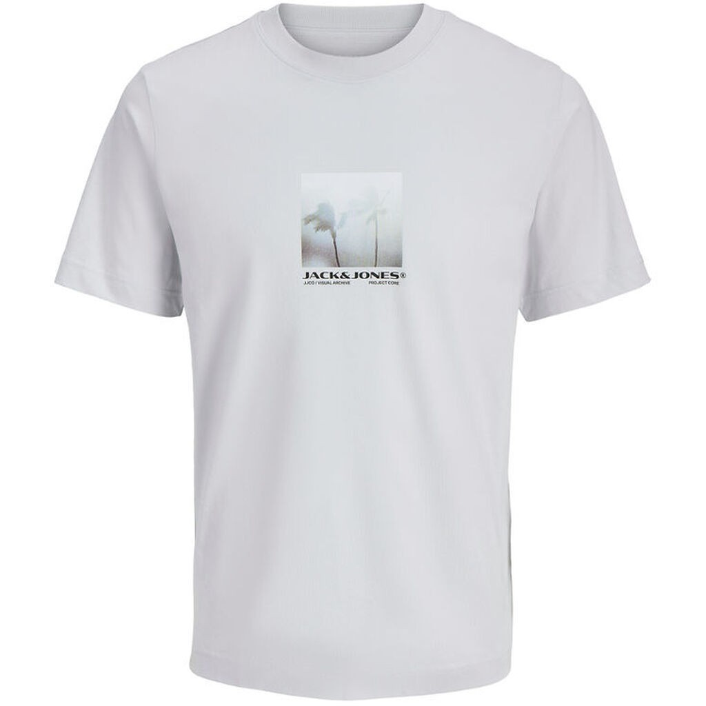 Jack & Jones - T-shirt - JcoCalma Photo - Gray Dawn