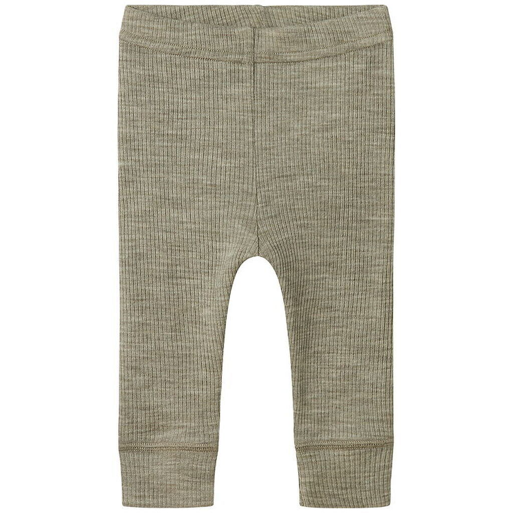 Name It Leggings - Uld - Rib - Noos - NbnWax - Dried Sage