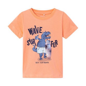 Name It T-shirt - NmmHug - Papaya Punch