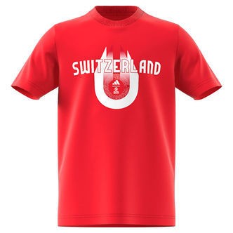 adidas Performance T-Shirt - Switzerland - Pure Ruby