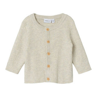 Name It Cardigan - Strik - Rib - NbnObi - Peyote Melange