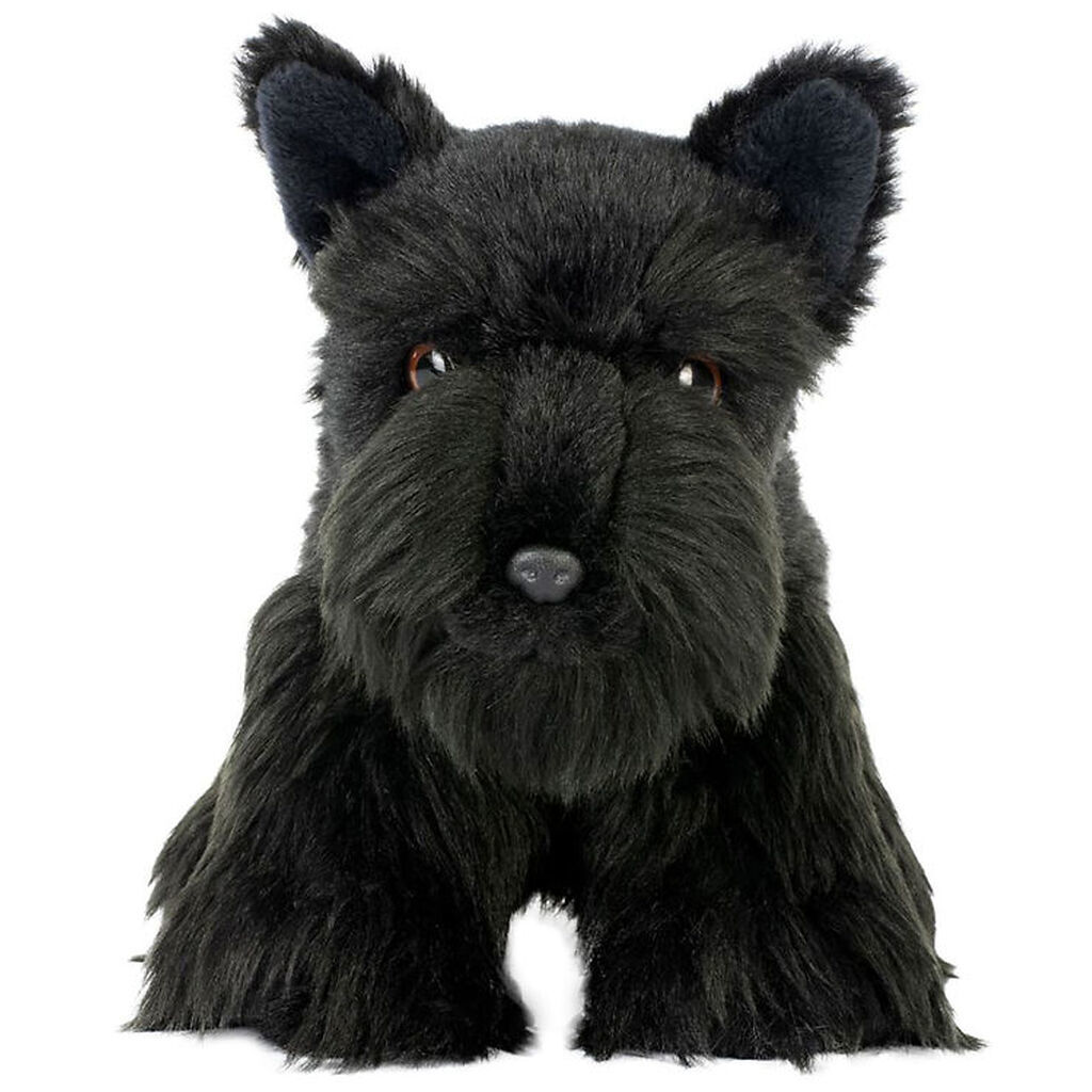 Living Nature Bamse - 17x13 cm - Skotsk Terrier - Sort