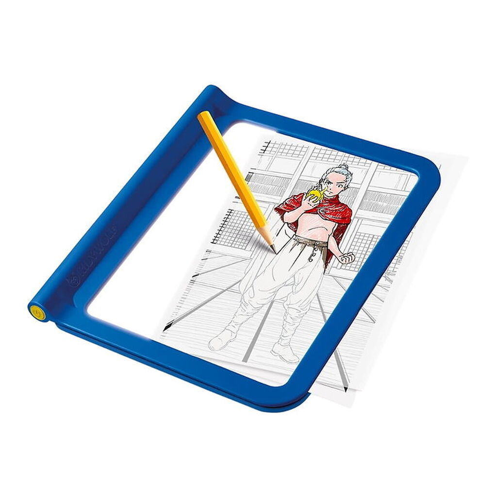 Kidywolf Tegnetavle m. Lys - KidyDraw-Pro - 2-i-1