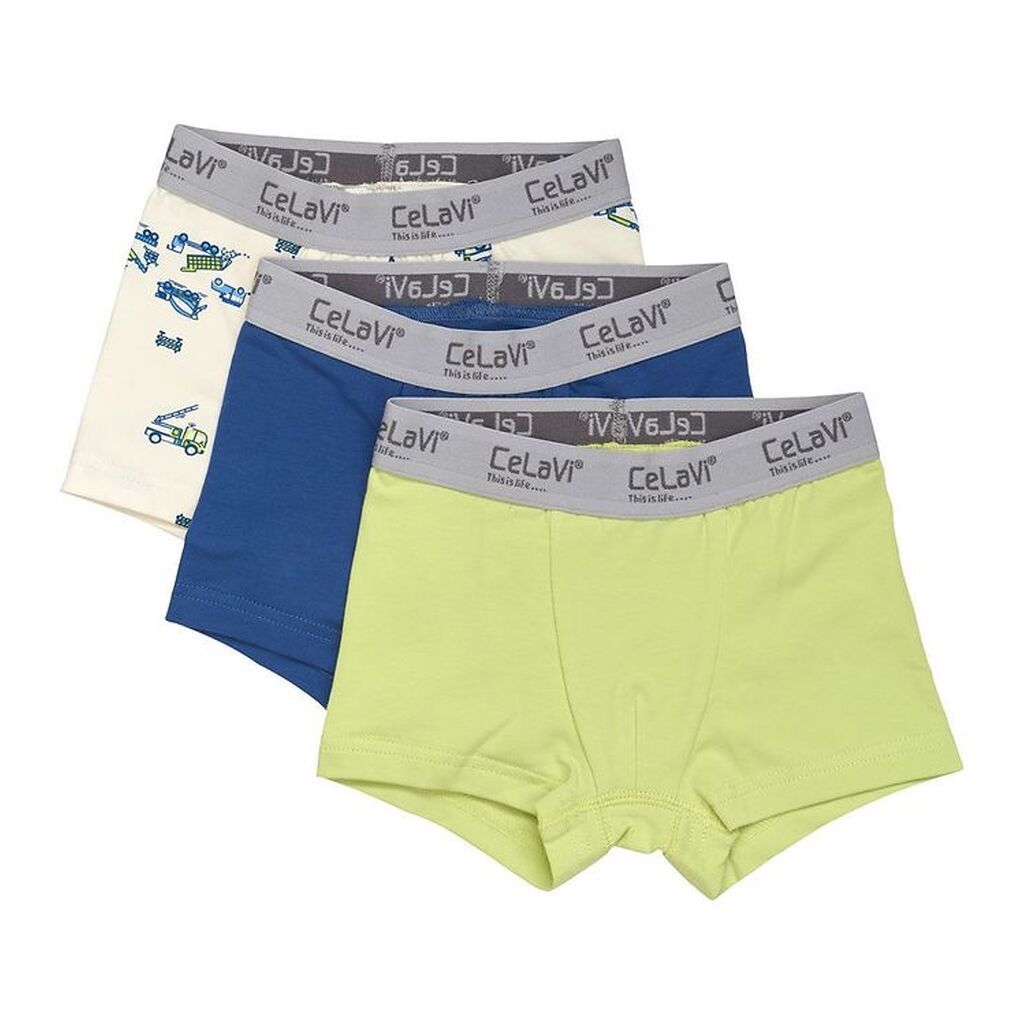 CeLaVi Boxershorts - 3-pak - Daiquiri Green