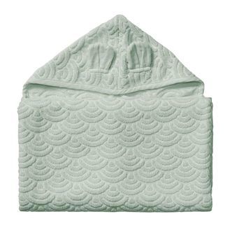 Cam Cam Babyhåndklæde - 70x130 cm - Dusty Green m. Ører