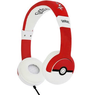 OTL Høretelefoner - Pokémon - On-Ear Junior - Pokeball - Rød/Hvi