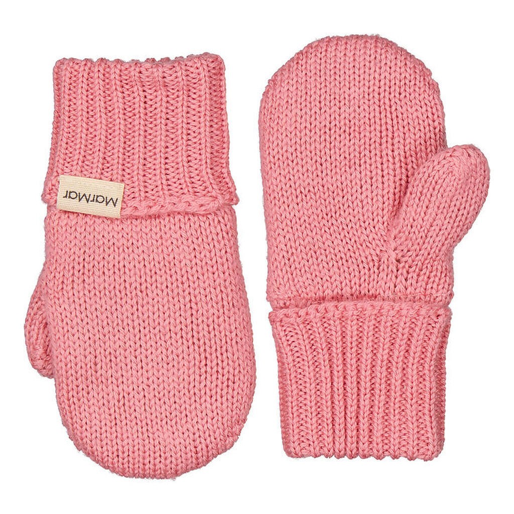 MarMar Luffer - Uld/Bomuld - Strik - Alvilda - Raspberry